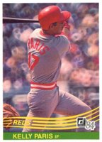 1984 Donruss #384 Kelly Paris Baseball Card