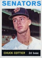 1964 Topps #397 Chuck Cottier Baseball Card