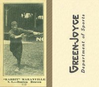 1916 Green-Joyce #112 Rabbit Maranville Baseball Card