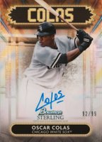 2022 Bowman Sterling Sterling Signage Autographs #SSAOC Oscar Colas Baseball Card