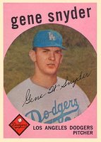 1959 Topps #522 Gene Snyder Baseball Card