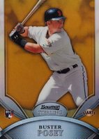 2010 Bowman Sterling #23 Buster Posey Gold Refractor Baseball Card