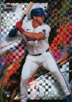 2024 Topps Finest #97 Wyatt Langford Checkerboard Refractor Baseball Card