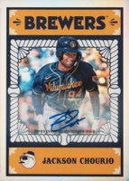 2023 Bowman Chrome Bowman Ascensions Autograph #BA13 Jackson Chourio Baseball Card