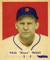 1949 Bowman #208 Dizzy Trout Baseball Card