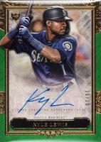 2020 Topps Five Star Autographs #FSAKL Kyle Lewis Green Baseball Card