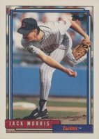 1992 Topps #235 Jack Morris Baseball Card