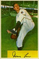 1954 Bowman #187 Vern Law Baseball Card