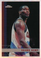 1997 Topps Chrome #186 Shawn Kemp Refractor Basketball Card
