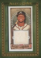 2024 Topps Allen & Ginter Mini Framed Relics #MFRRA Ronald Acuna Jr. Baseball Card