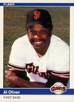 1984 Fleer Update #U-85 Al Oliver Baseball Card