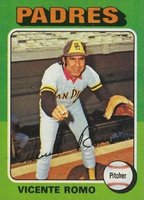 1975 Topps #274 Vicente Romo Baseball Card