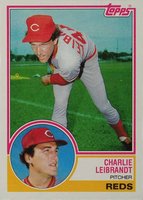 1983 Topps #607 Charlie Leibrandt Baseball Card