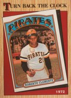1987 Topps #313 Roberto Clemente Turn Back the Clock Baseball Card