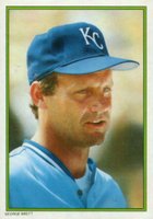 1986 Topps All-Star Glossy Set of 60 #18 George Brett Baseball Card