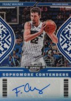 2022 Panini Contenders Optic Sophomore Contenders Autographs #SCAFZW Franz Wagner Blue Basketball Card