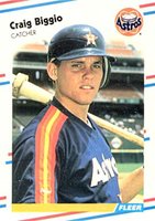 1988 Fleer Update #U-89 Craig Biggio Baseball Card