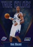 1999 Stadium Club Chrome True Colors #TC3 Karl Malone Basketball Card