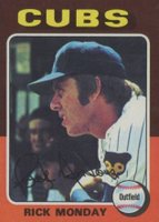 1975 Topps Mini #129 Rick Monday Baseball Card