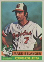 1976 Topps #505 Mark Belanger Baseball Card