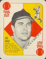 1951 Topps Blue Backs #10 Joe Page Baseball Card