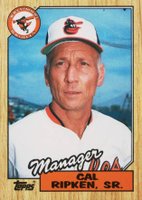 1987 Topps Traded #102T Cal Ripken Sr. Baseball Card
