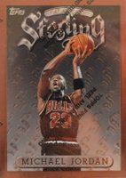 1996 Finest #50 Michael Jordan w/Coating Basketball Card