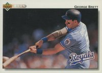 1992 Upper Deck #444 George Brett Baseball Card