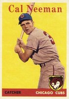 1958 Topps #33 Cal Neeman White Team Baseball Card