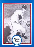 1976 Shakey's Pizza Hall of Fame #139 Warren Spahn Baseball Card
