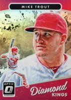 2017 Panini Donruss Optic #13 Mike Trout Holo Baseball Card