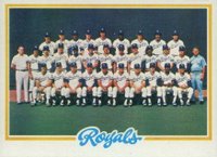 1978 Topps #724 Kansas City Royals Team Baseball Card