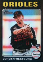 2024 Topps Heritage #229 Jordan Westburg Chrome-Black Baseball Card