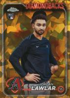 2024 Topps Chrome Sapphire #451 Jordan Lawlar SP-Gold Baseball Card