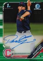 2019 Bowman Draft Chrome Draft Picks Autograph #CDADE Daniel Espino Green Refractor Baseball Card