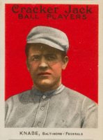 1914 Cracker Jack #1 Otto Knabe Baseball Card