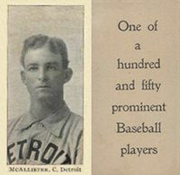 1903 Breisch-Williams (Type 1) !  # Sport McAllister Baseball Card