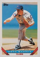 1993 Topps #183 Greg Maddux Baseball Card