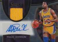 2018 Panini Select Autographed Memorabilia #AMMJN Magic Johnson Basketball Card