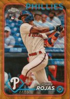 2024 Topps Chrome #273 Johan Rojas Gold Wave Baseball Card