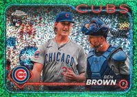2024 Topps Chrome Update #USC67 Ben Brown SP-Green Speckle Baseball Card