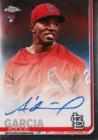 2019 Topps Chrome Rookie Autographs #RA-AG Adolis Garcia Baseball Card
