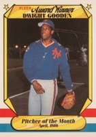 1987 Fleer Award Winners #15 Dwight Gooden Baseball Card