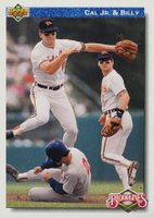 1992 Upper Deck #82 Cal Jr. & Billy Baseball Card