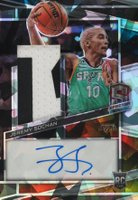 2022 Panini Spectra #203 Jeremy Sochan Jersey Autograph-Astral Basketball Card