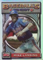 1993 Finest #186 Mike Lansing Refractor Baseball Card