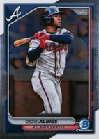 2024 Bowman Chrome #81 Ozzie Albies Baseball Card