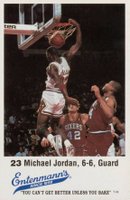 1988 Entenmann's Bulls #23 Michael Jordan Ball in Hoop-Blank Back Basketball Card
