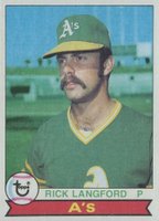 1979 Topps #29 Rick Langford Baseball Card