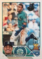2023 Topps #330 Julio Rodriguez Rainbow Foil Baseball Card